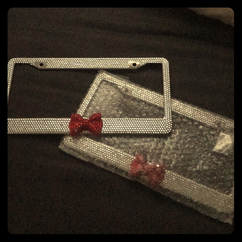 License plate holders